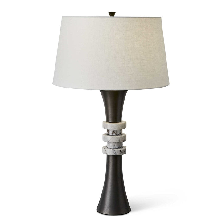 Banded Table Lamp - Onyx