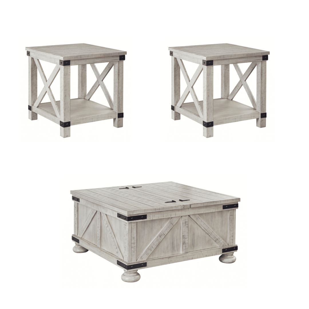 Bayless 4-Piece Sectional with Carynhurts Table (Set of 3) Offer