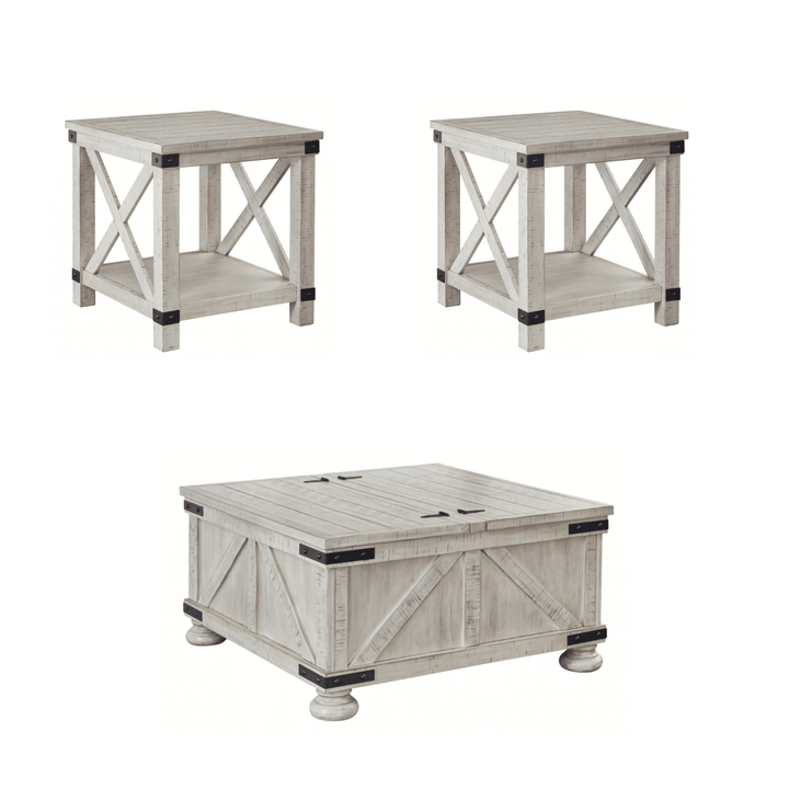 Bayless 4-Piece Sectional with Carynhurts Table (Set of 3) Offer