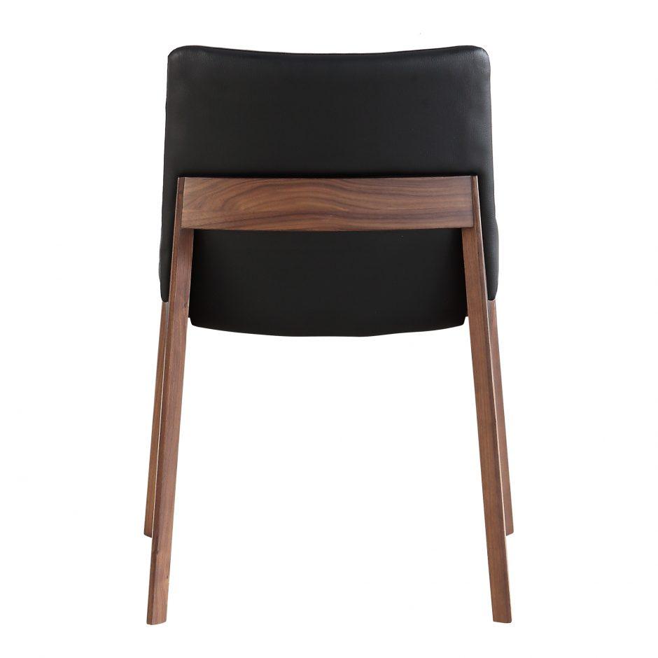 Deco Dining Chair Black Pvc-M2