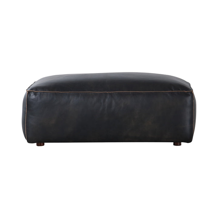 Luxe Ottoman Antique Black