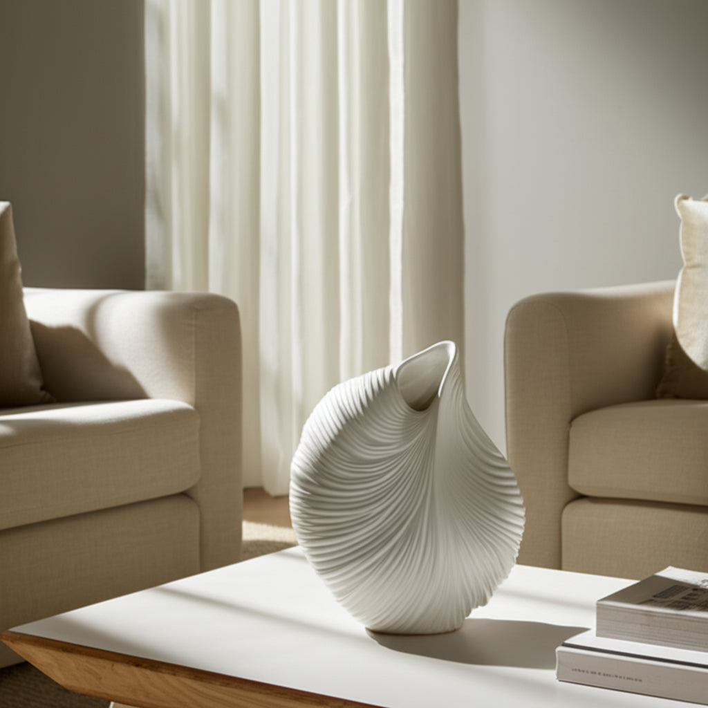 Kony White  Vase