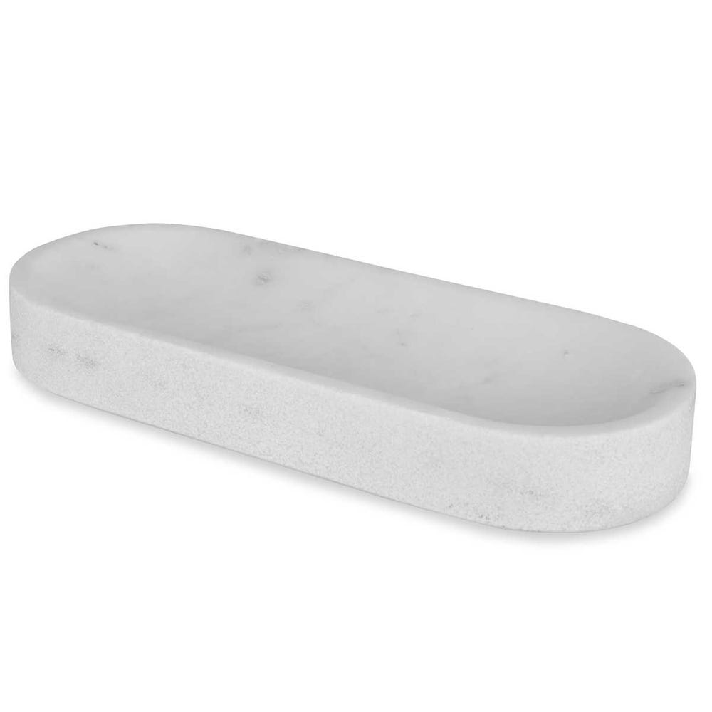 Big Pill Bowl/Tray - White Marble