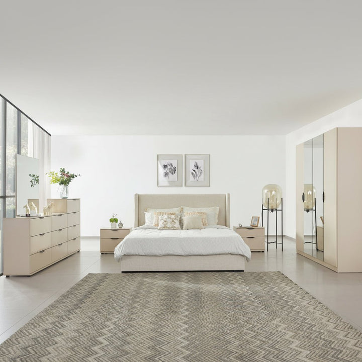 Bisque Beige Bedroom Set