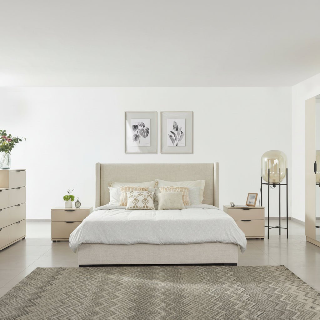 Bisque Beige Bedroom Set