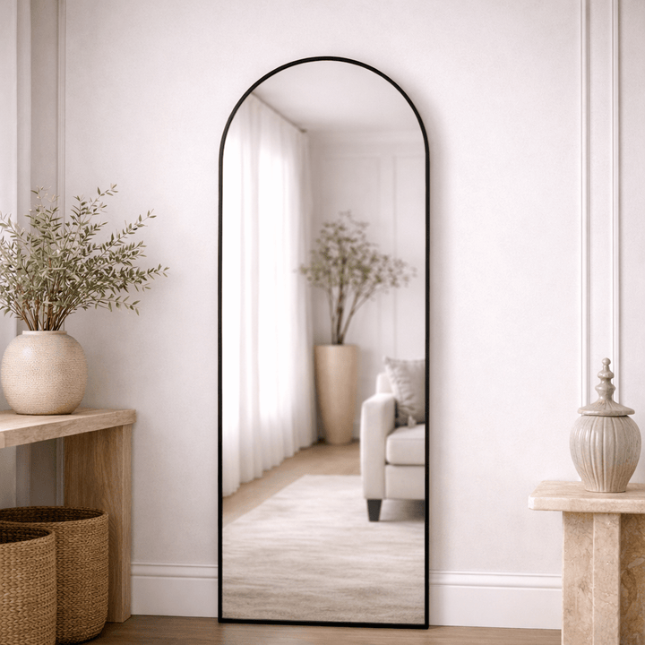 Black Arch Body Mirror