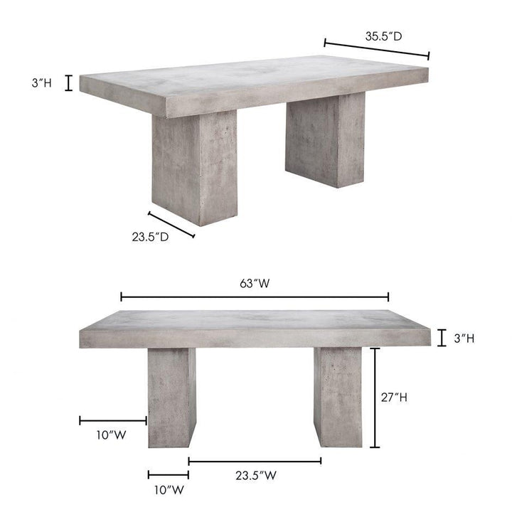 Aurelius 2 Outdoor Dining Table