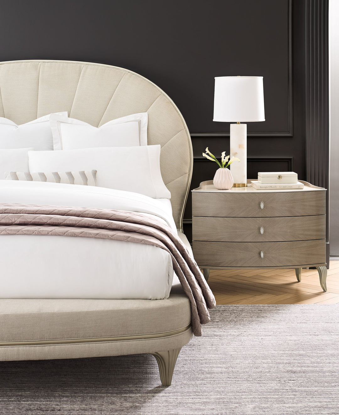 Lillian - Upholstered King Bed