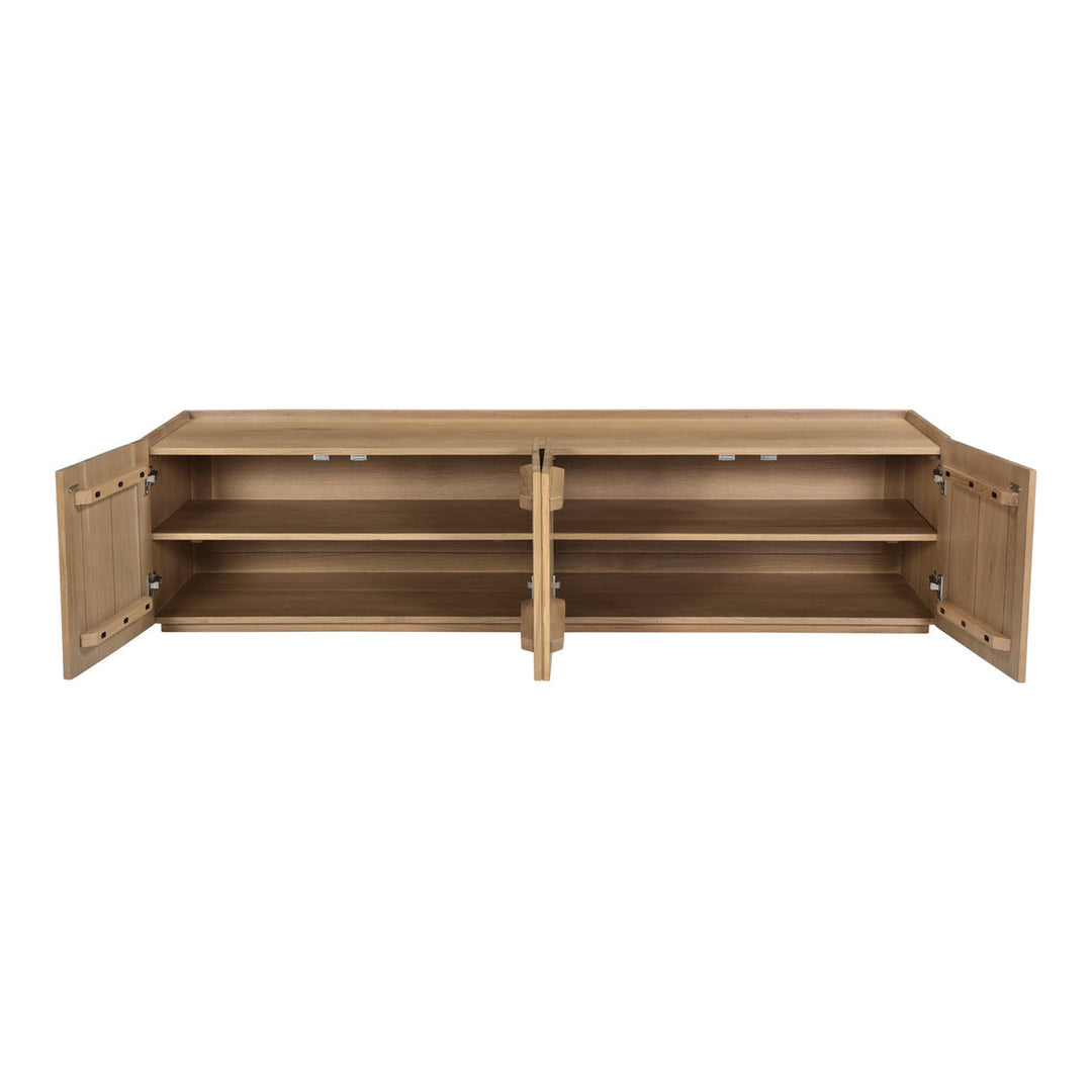 Plank Media Cabinet Natural