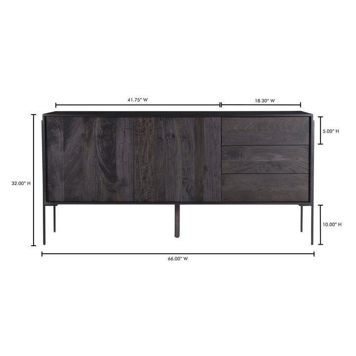 Tobin Sideboard Charcoal