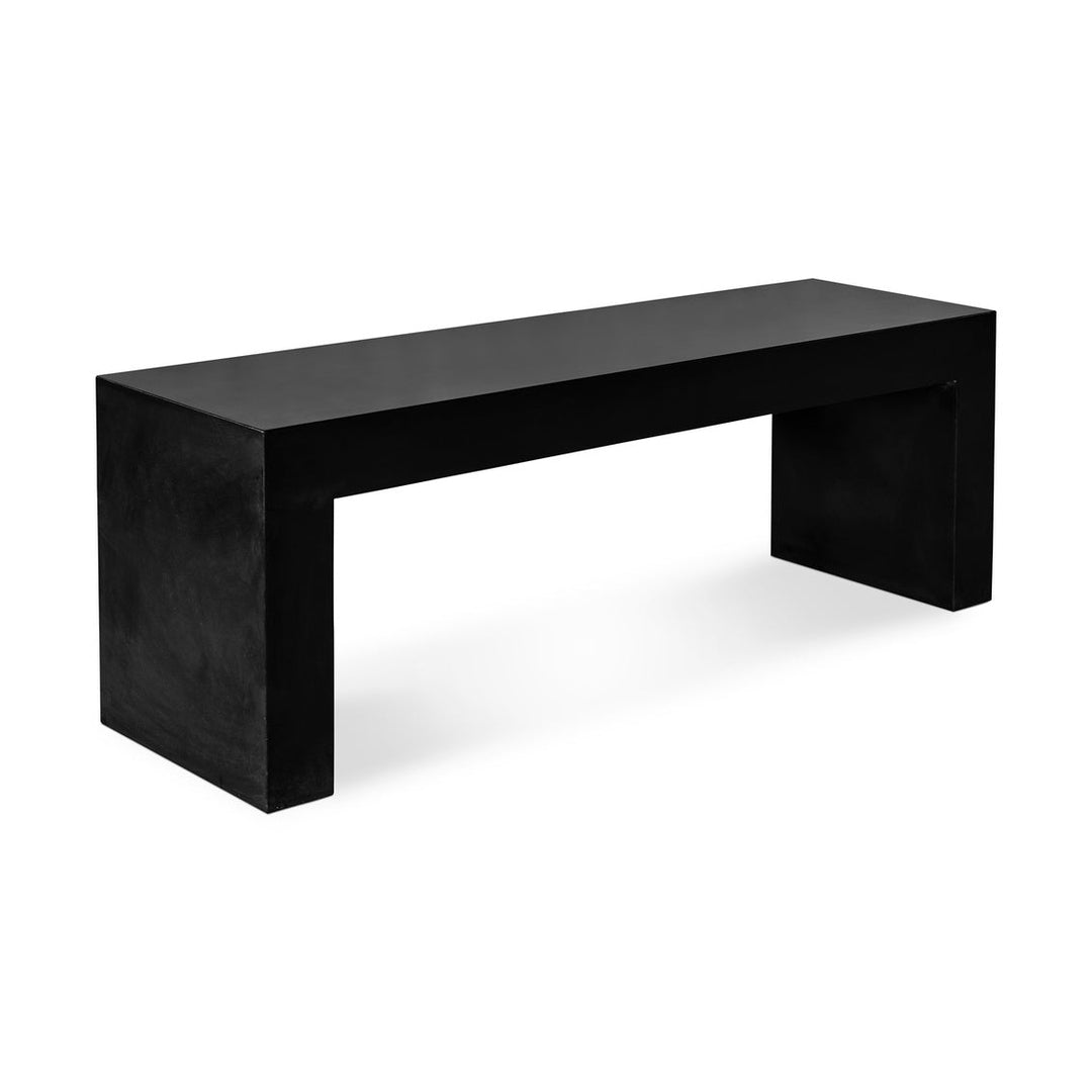 Lazarus Outdoor Bench Black