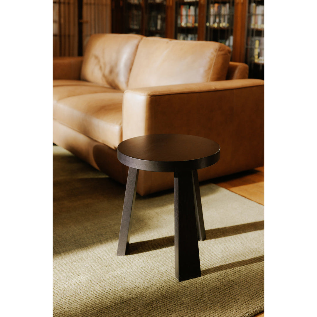 Lund Stool Black Oak