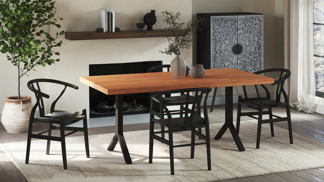 Trix Dining Table Honey Oak