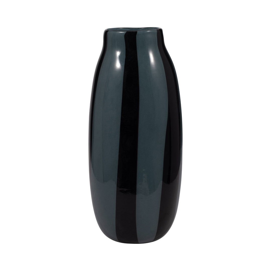 CAHAN SMALL BLACK STRIPED VASE