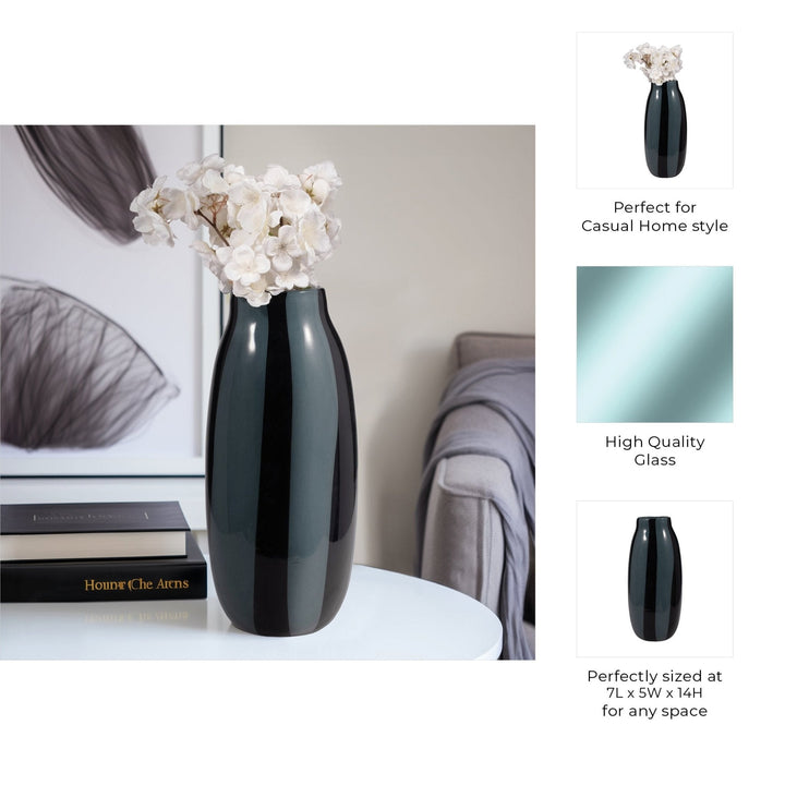 CAHAN SMALL BLACK STRIPED VASE