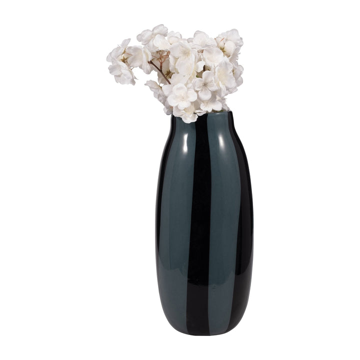 CAHAN SMALL BLACK STRIPED VASE