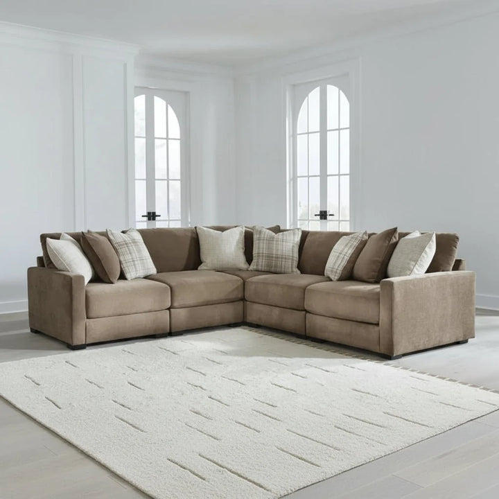 Camellia-Court 5-Piece Sectional