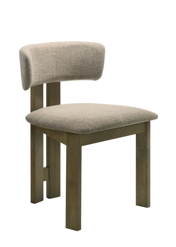 Capri Antique Oak Armless Chair