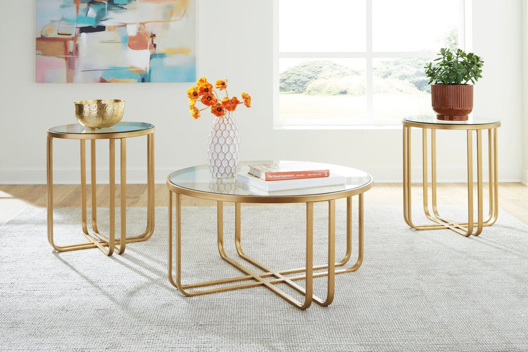 Caretti Sofa Set with  Milloton Table (Set of 3) offer