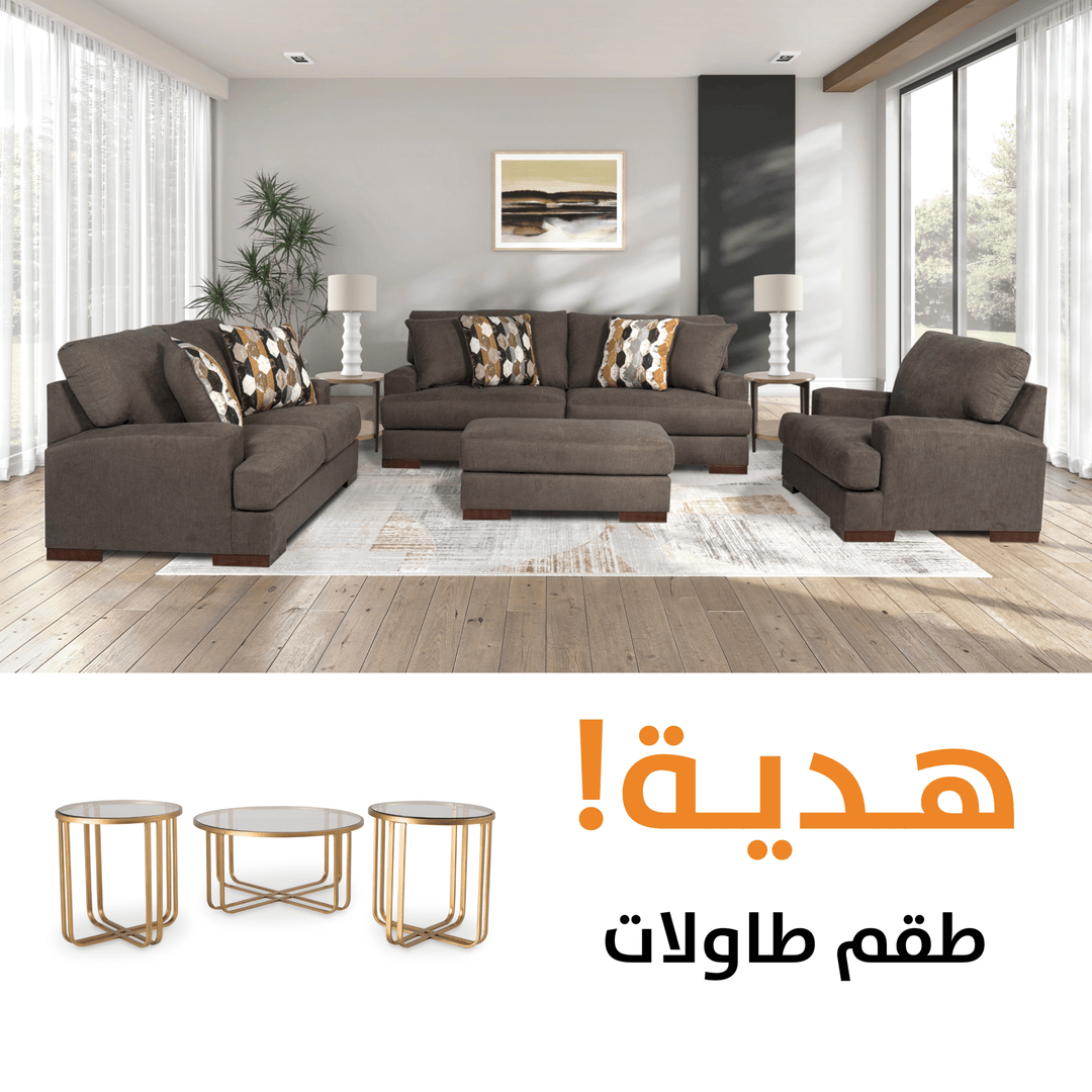 Caretti Sofa Set with  Milloton Table (Set of 3) offer