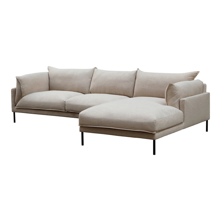 Jamara Sectional Sandy Beige Right