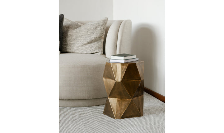 Quintus Accent Table Antique Brass