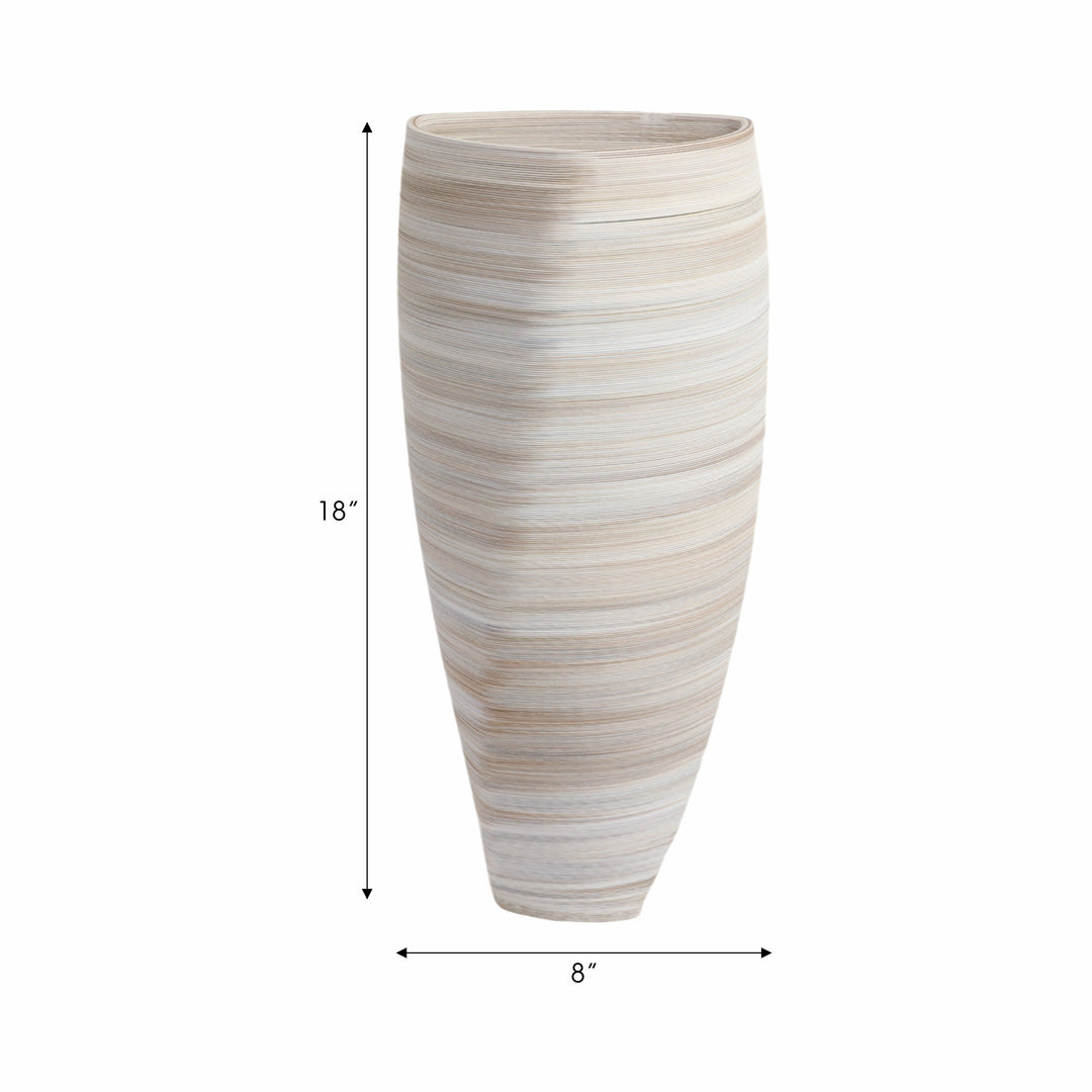 Asmara 3d Printed Porcelain Vase, Multi