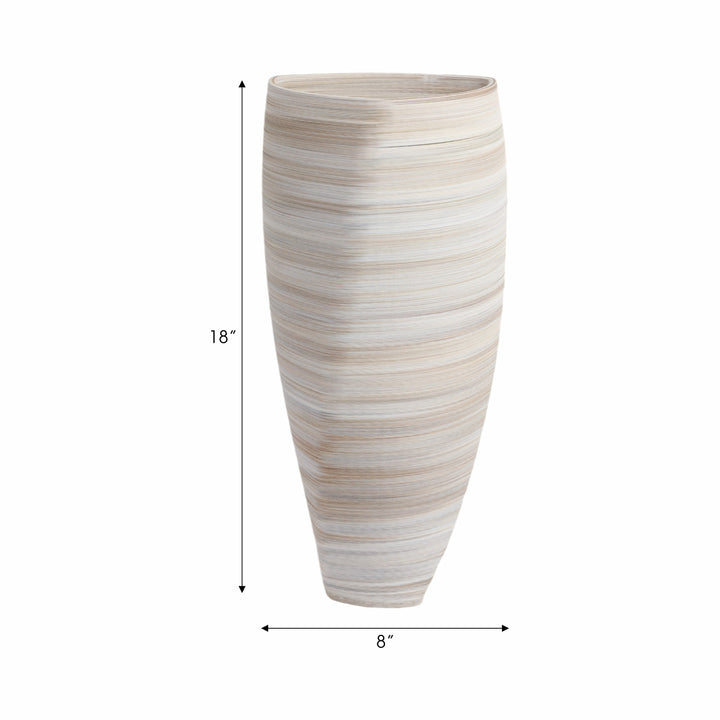 Asmara 3d Printed Porcelain Vase, Multi