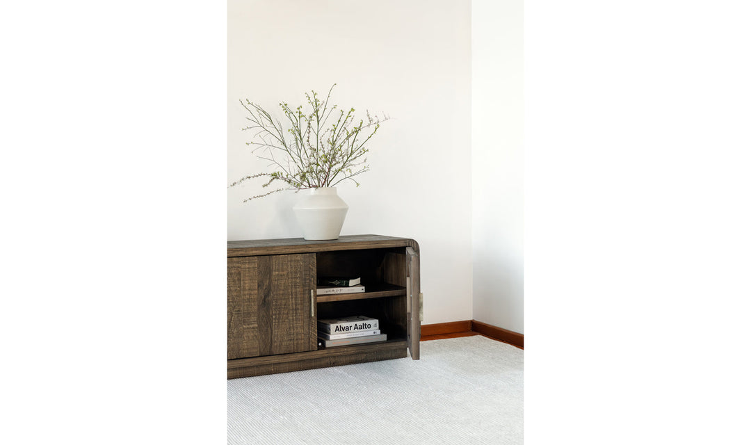 Monterey Media Cabinet Aged Brown