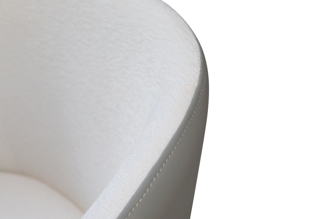 Celadon Charm Fabric Dining Chair grey