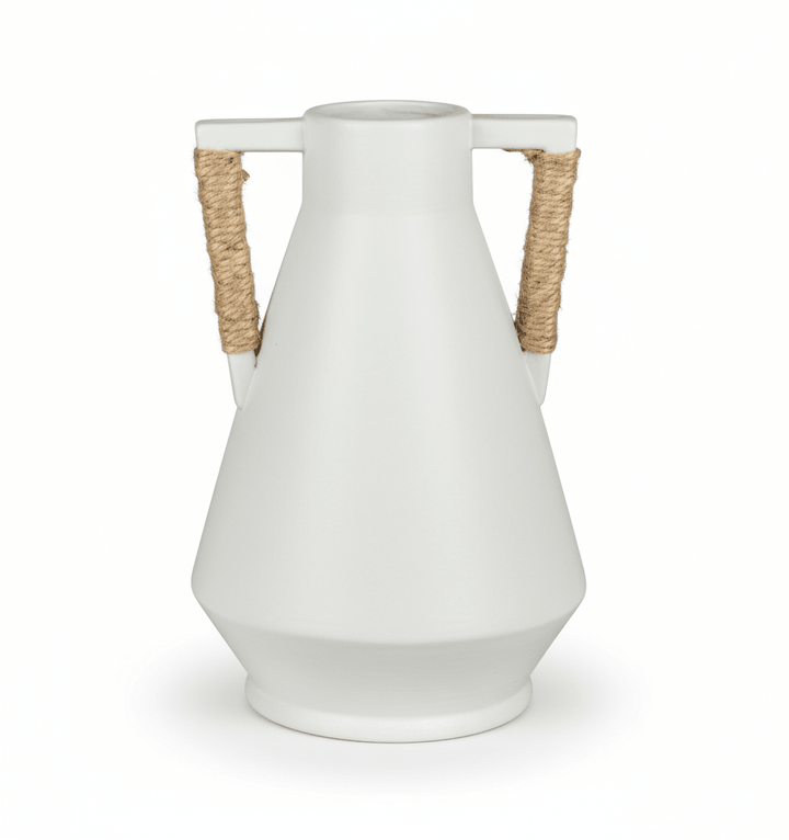 CERAMIC VASE SIZE 10.5x10.5x14.5''