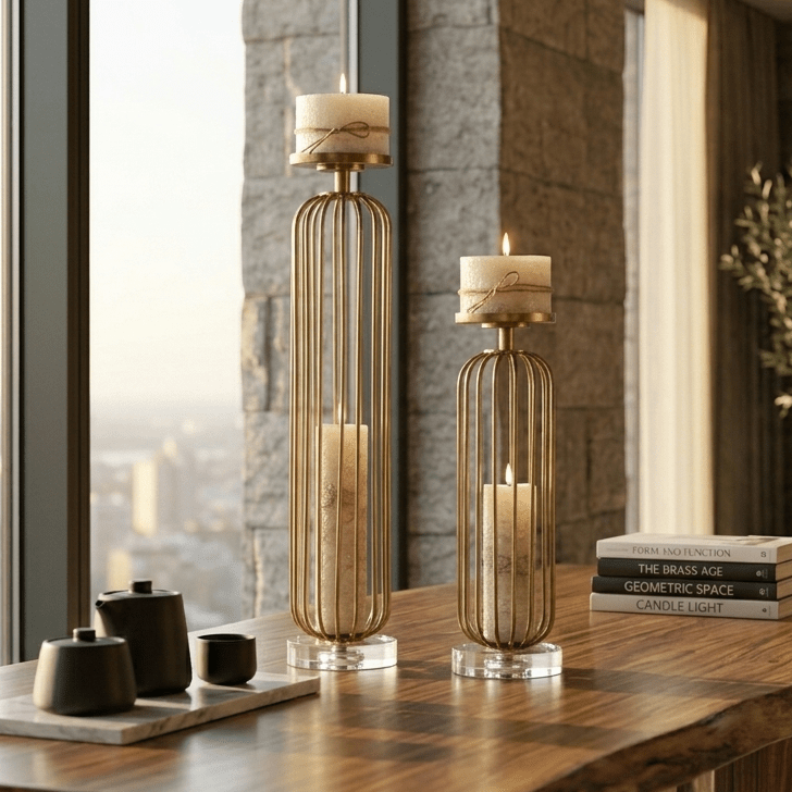 Cesinali Candleholders, S/2