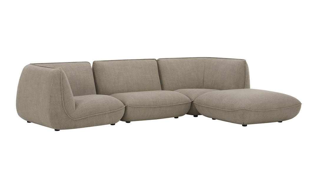 Zeppelin Lounge Modular Sectional Speckled Pumice