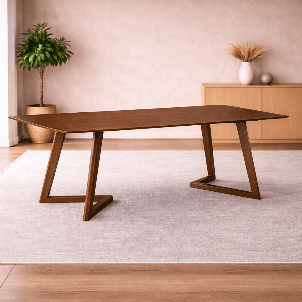 Cherris Brown 6 Seater Dining Table