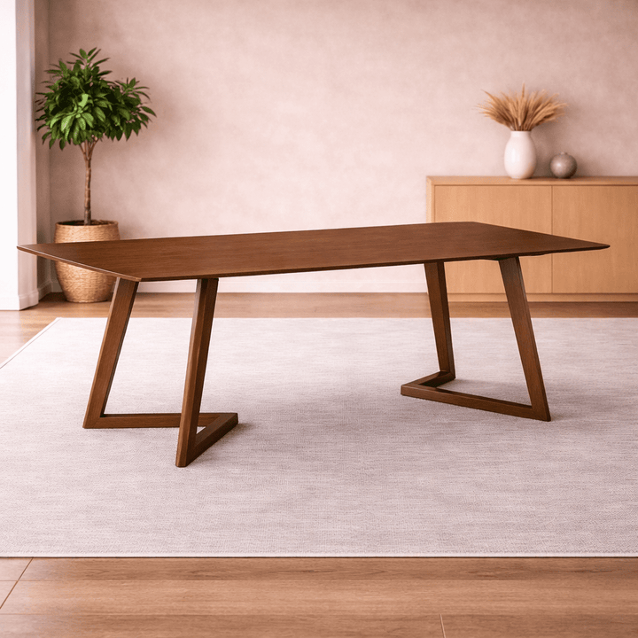 Cherris Brown 6 Seater Dining Table
