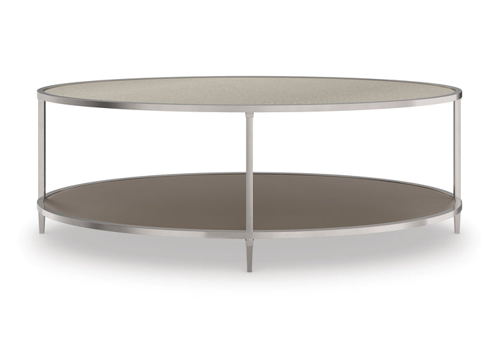 Caracole Classic - SHIMMER OVAL COCKTAIL TABLE