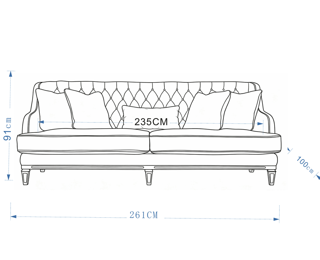 Classic Ella XL Sofa