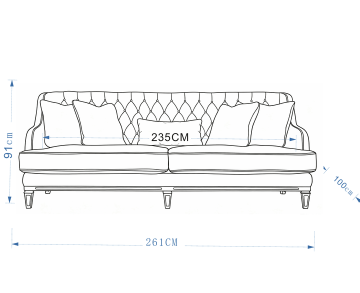 Classic Ella XL Sofa