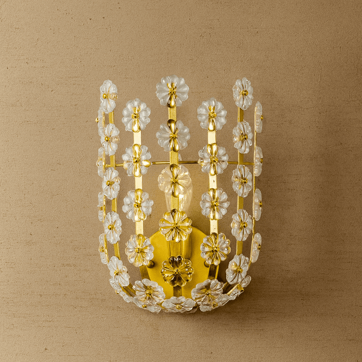 CLEAR 4 LIGHT GLASS WALL SCONCE