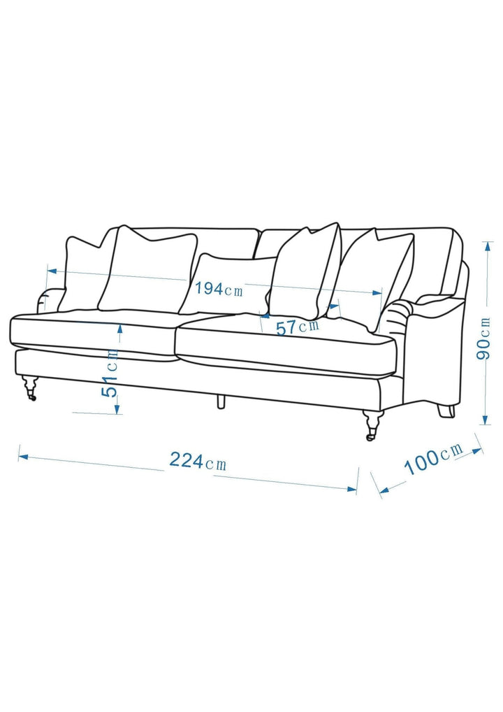 Cottage Calm by Noof Alaboudi Sofa