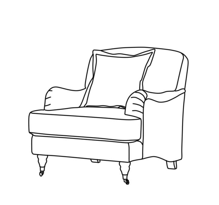 Cottage Calm by Noof Alaboudi Cream Chair