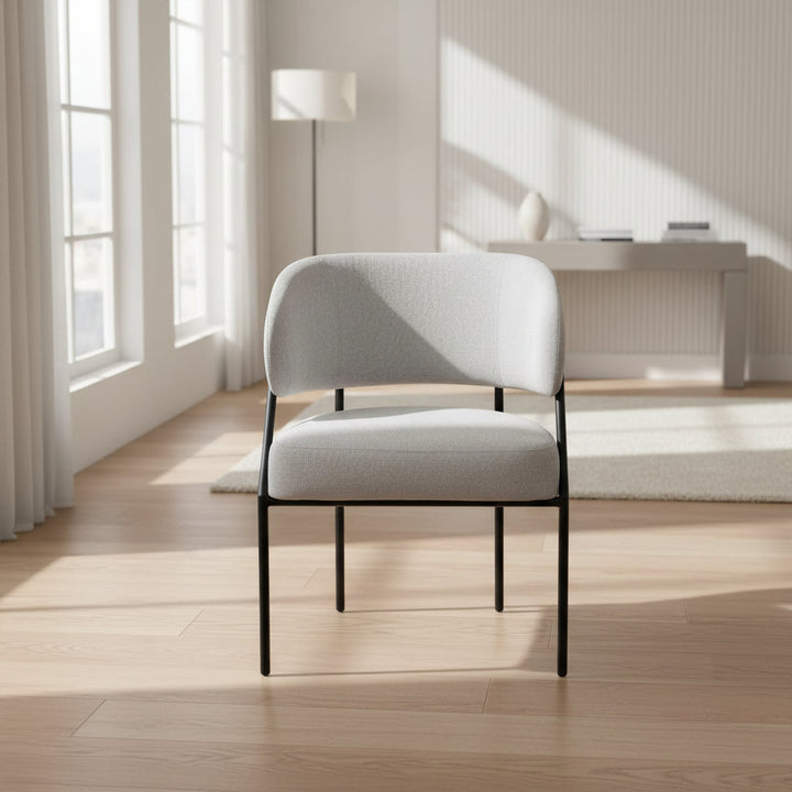 Curve Light Grey Dining chair