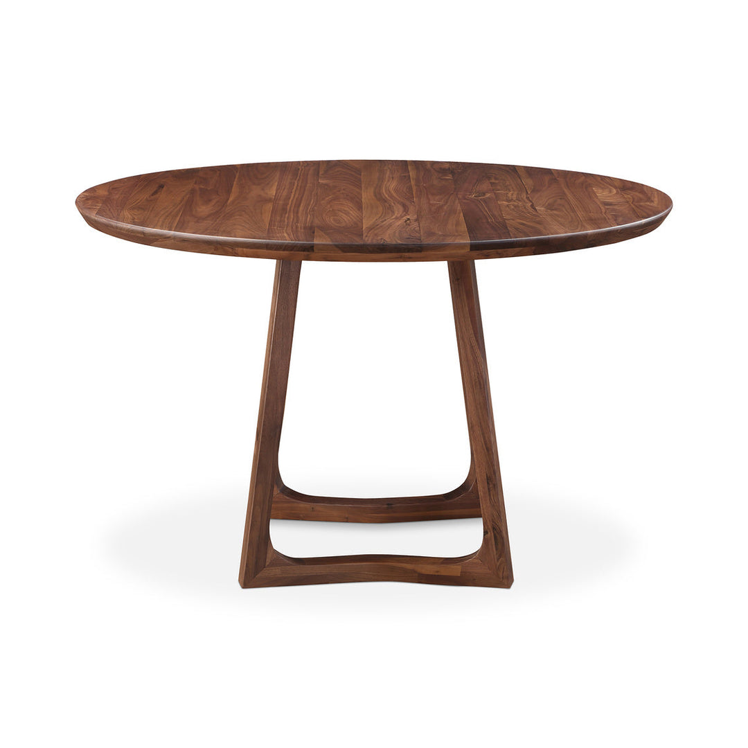 Silas Round Dining Table Walnut