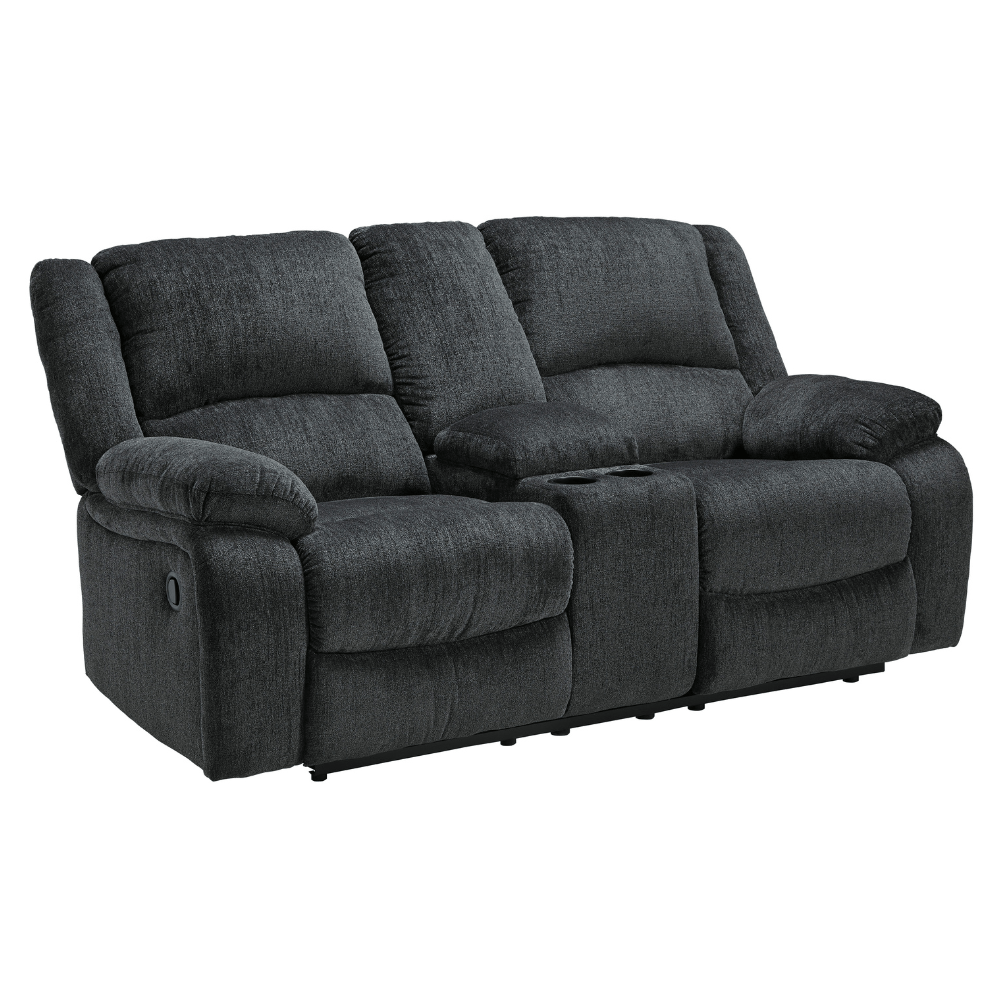 Draycoll Reclining Sofa & Loveseat with Free Recliner