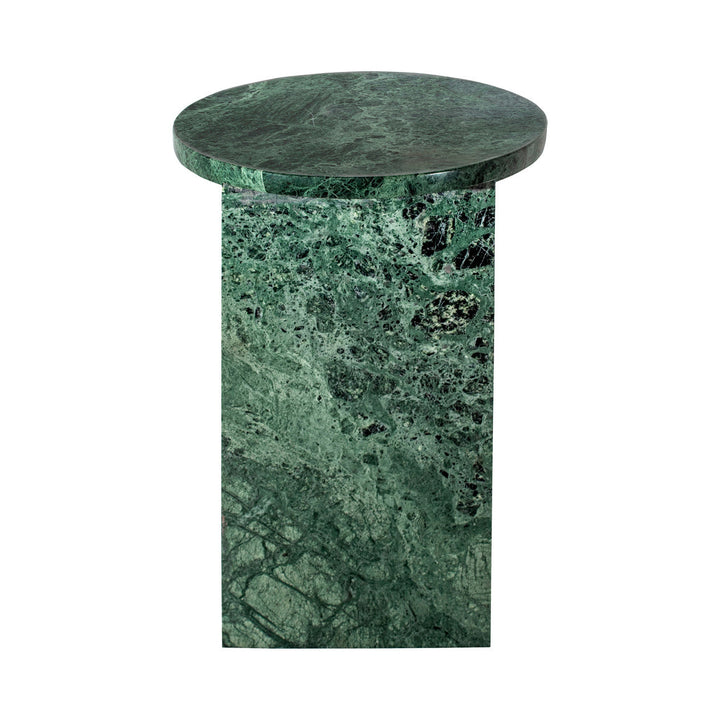 Grace Accent Table Green Marble