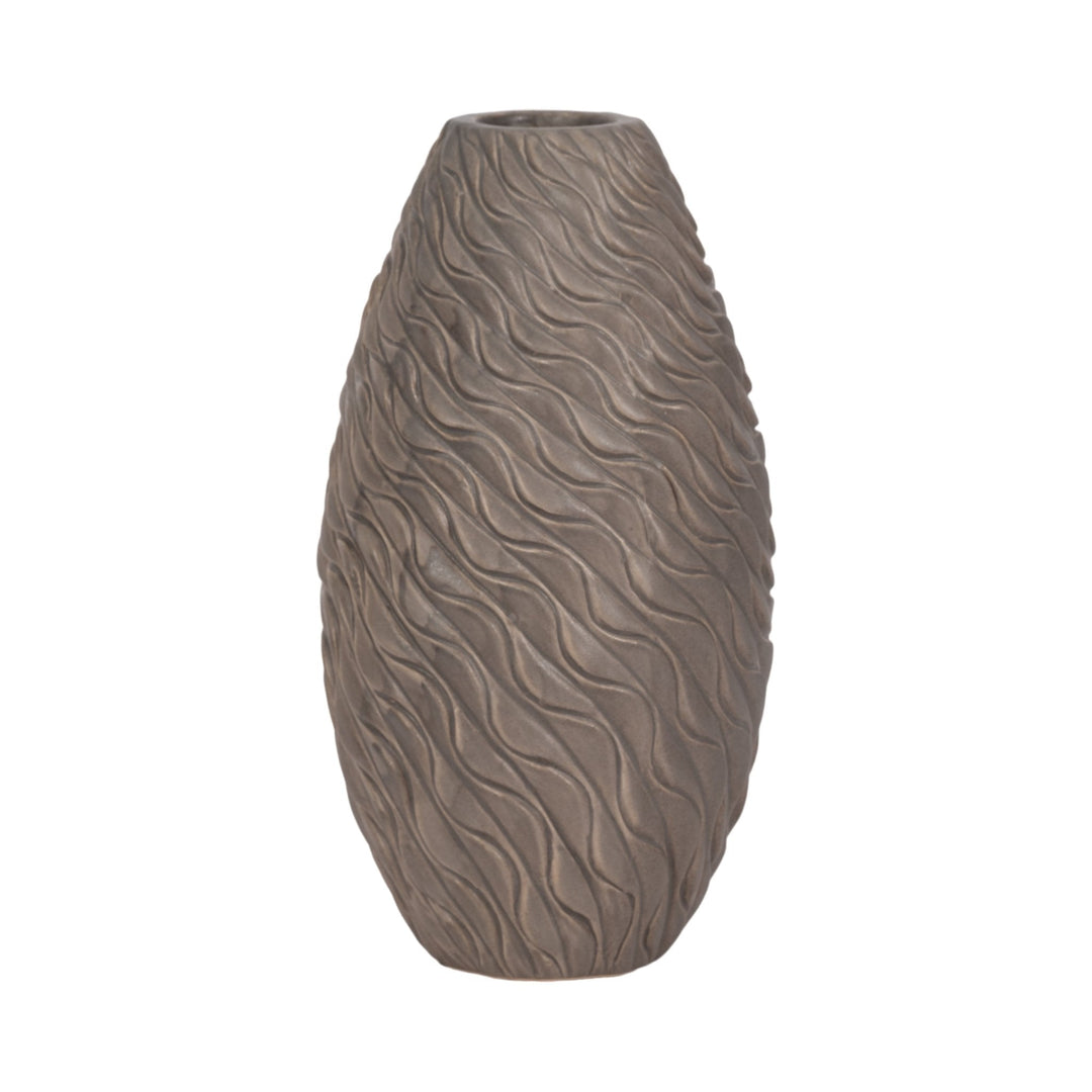 Devone Ceramic Brown Vase