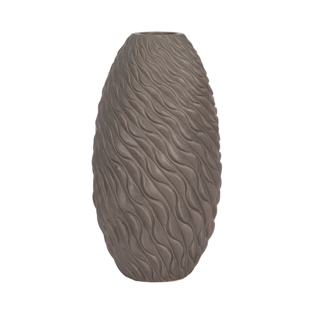 Devone Ceramic Brown Vase