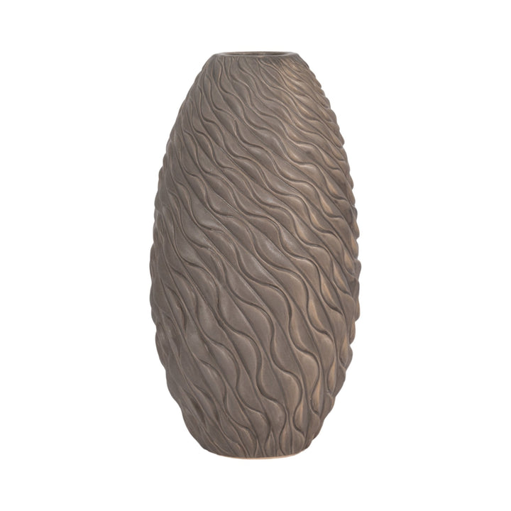 Devone Ceramic Brown Vase