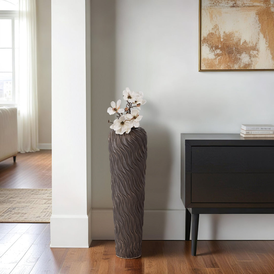 Devone Ceramic Brown Vase