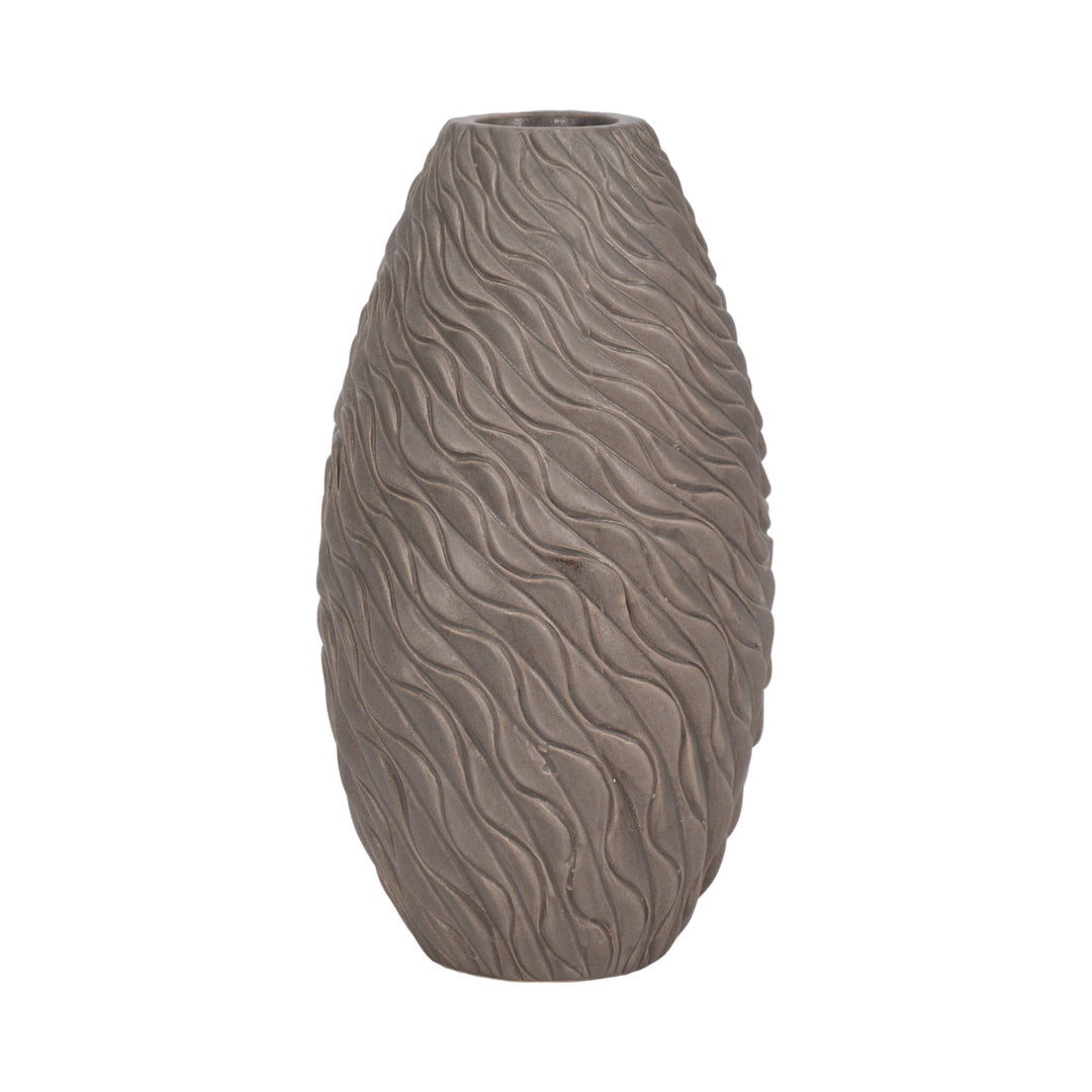 Devone Ceramic Brown Vase